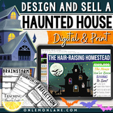 October Halloween Sell a Haunted House for Sale ELA Projec