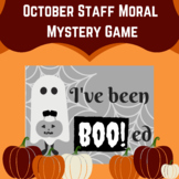 October Halloween Staff Morale Game Activity- You have bee