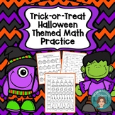 October Halloween Morning work Themed Math for First Grade