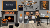 October Halloween Virtual Bitmoji Classroom