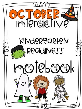 Preview of October Interactive Kindergarten Readiness Notebook