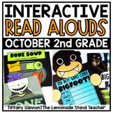 October Interactive Read Aloud Lessons BUNDLE Second Grade