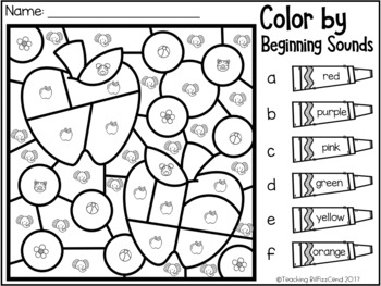 Download October Kindergarten Color By Code by Teaching ...