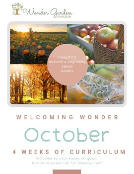 Preview of October Kindergarten Nature-based Curriculum