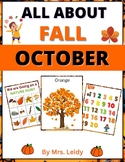 October Lesson FAll Theme Worksheets Preschool & Childcare