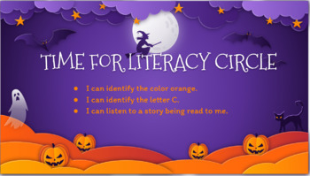 Preview of October Literacy Slides