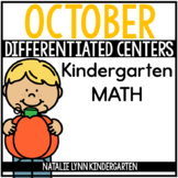 October Math Centers Kindergarten