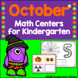 October Math Centers for Kindergarten