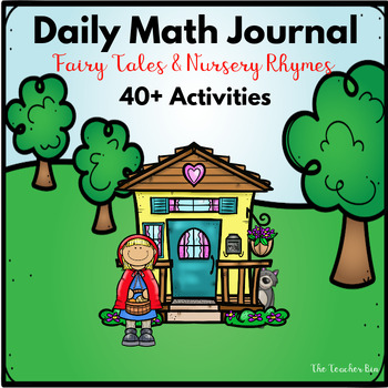 Preview of Math Daily Journal Fairy Tales and Nursery Rhymes-Kindergarten-1st