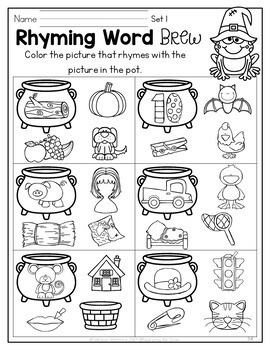 October Math & Literacy Printables {Kindergarten} by Searching For Silver