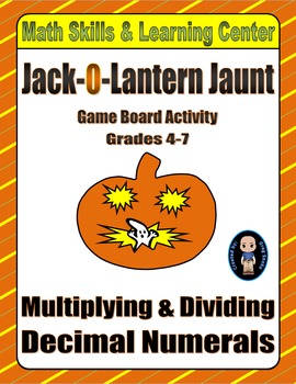 Preview of Halloween Math Skills & Learning Center (Multiply & Divide Decimals)