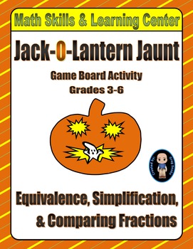 Preview of Halloween Math Skills & Learning Center (Simplifying & Comparing Fractions)