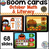 October Math and Literacy Bundle Boom Cards
