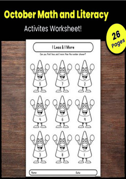 Preview of Math and literacy / activites worksheet !