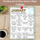 January Monthly Reading & Writing Bingo Challenge, Reading