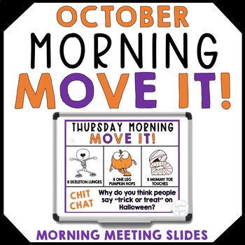 Preview of October Morning Meeting Activities Halloween Morning Slides