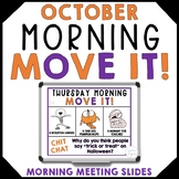 October Morning Meeting Activities Halloween Morning Slides