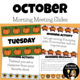October Morning Meeting Slides | Fall, Halloween 2021 - 20