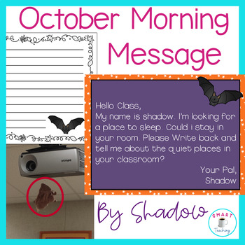 Preview of Daily Oral Language October Morning Message Halloween Morning Work for Editing