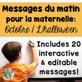 October Morning Messages/Messages du matin: octobre
