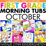 October Morning Tubs for 1st Grade Morning Work Bins First Grade