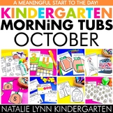 October Morning Tubs for Kindergarten | Kindergarten Morni