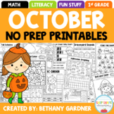 October NO PREP Printables Packet - Halloween/Autumn - Fir