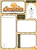 October Newsletter - Parent Communication