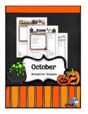 October Newsletter Template