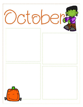 October Newsletter Template Editable By Mrs Messer Tpt