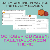 October Odyssey: Daily Writing Prompts Pack (Halloween & I