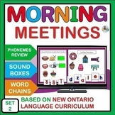 October Ontario Morning Meeting Work For Grade One  | Teac