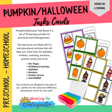 October PRESCHOOL Task Boxes | Hands on Learning | Letters