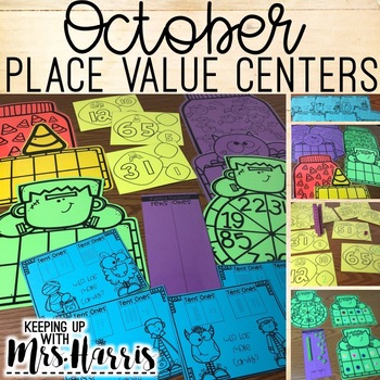 Preview of October Place Value Centers
