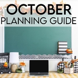 October Planning Guide - A Free Guide for Kindergarten Activities