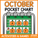 October Pocket Chart Activities