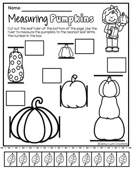 October Pre-K Math & Literacy by Jenny-Lynn Creations | TpT