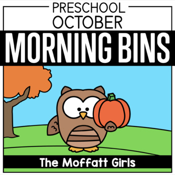 Preview of October Preschool/Pre-K Morning Bins! | Fall | Pumpkin