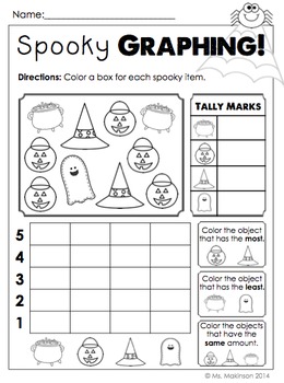 October Printables - First Grade Literacy, Math, and Science by Ms Makinson