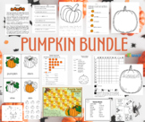 October Pumpkin-Themed Activity Packet