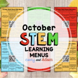 October Read Aloud STEM Activity Menus