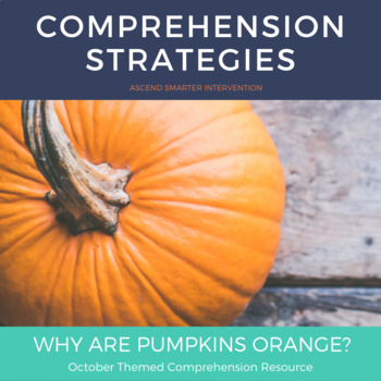 Preview of October Reading Comprehension Activity - Pumpkins