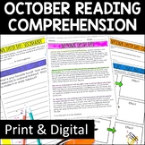 October Reading Comprehension Passages | Monthly Reading Passages