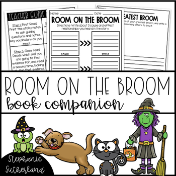 October Reading Comprehension Room On The Broom Book Companion
