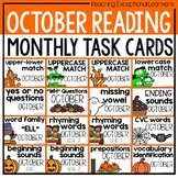 October Reading Task Boxes