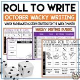October Roll A Story Roll and Write Halloween Roll a Hallo