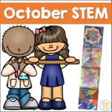 October STEM 10 Challenges Fall Autumn Halloween