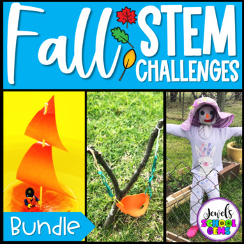 Preview of October STEM Activities | Fall STEM Challenges BUNDLE