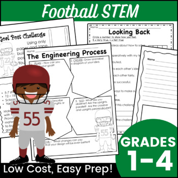 Preview of February STEM STEAM Challenge: Super Bowl Superbowl Football Edition