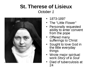 Preview of October Saint of the Day